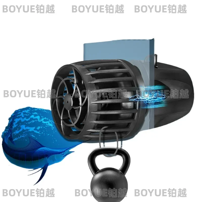 Intelligent Wave Maker Pump for Aquarium Sea Tank Frequency Conversion Surf Device with Oxygen Suction Function Silent Water
