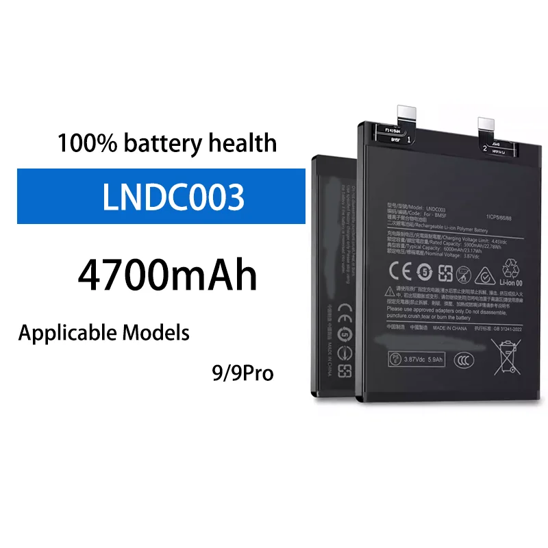 

High Quality 4700mAh Replacement Battery For IQOO 9 IQOO 9 Pro Smartphone Stable Performance Safe Reliable Repair Parts