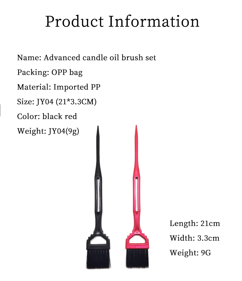 

1piece of plastic handle professional hair dye brush fluffy hair comb hair dye tool hair accessories Special for real hair wigs