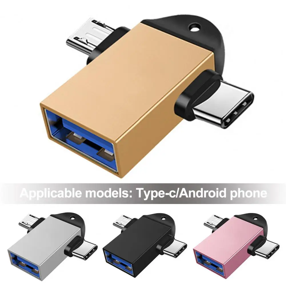 Otg Adapter High-speed Universal Card Adapter Compact Size No Driver Required Usb Type-c Card Reader for Portable Otg Conversion