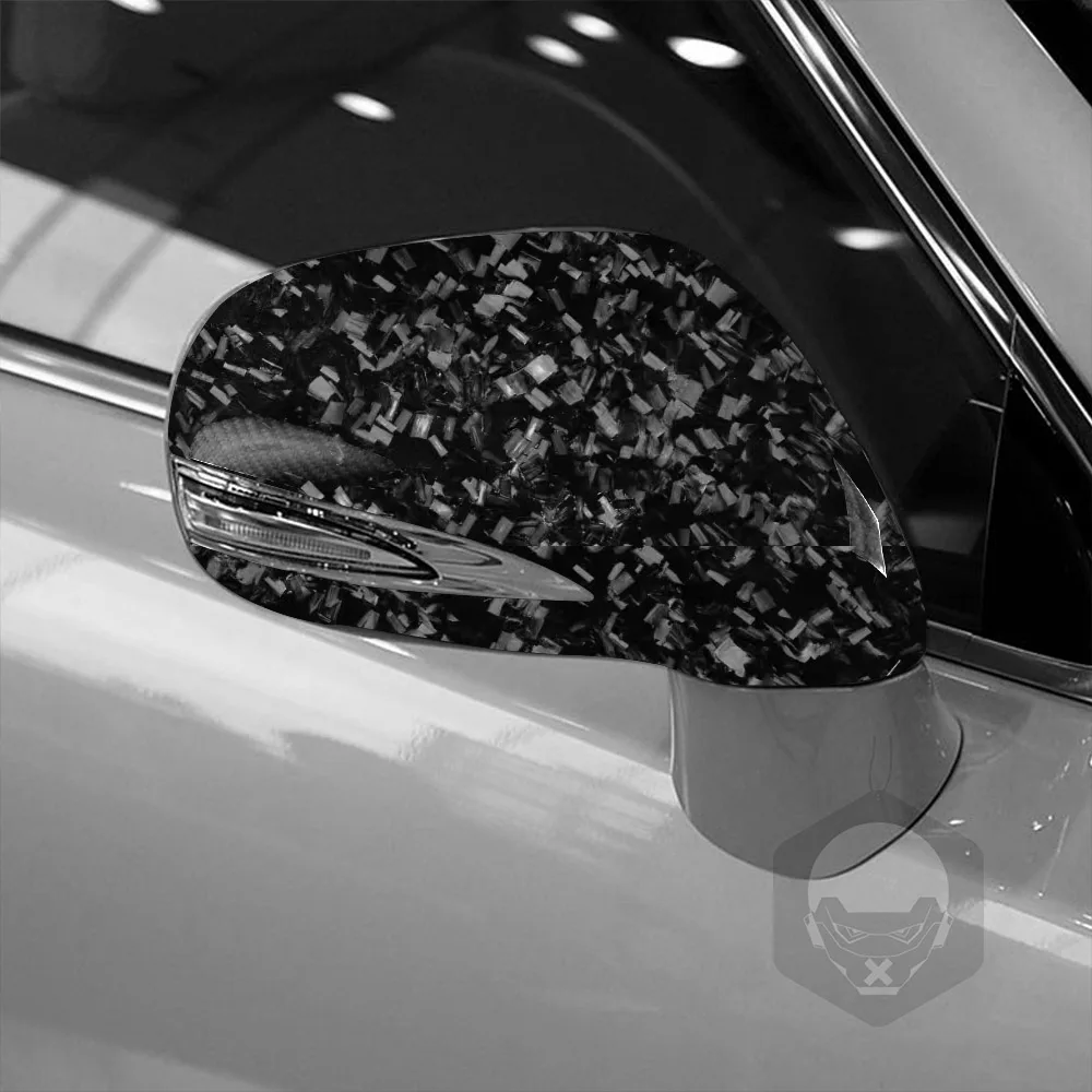 For Lexus IS IS250 IS350 ES ES350 2008-2012 Car Accessories Forged Carbon Fiber Rearview Mirror Housing Protective Cover Trim