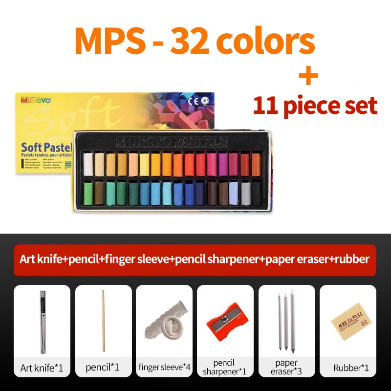Mungyo Zachte Pastelkleuren/Krijt/Stokken/Kleurpotloden Voor Kunstenaar Graffiti Tekening Kleurkunst Briefpapier Benodigdheden Overlappend Niet Giftig