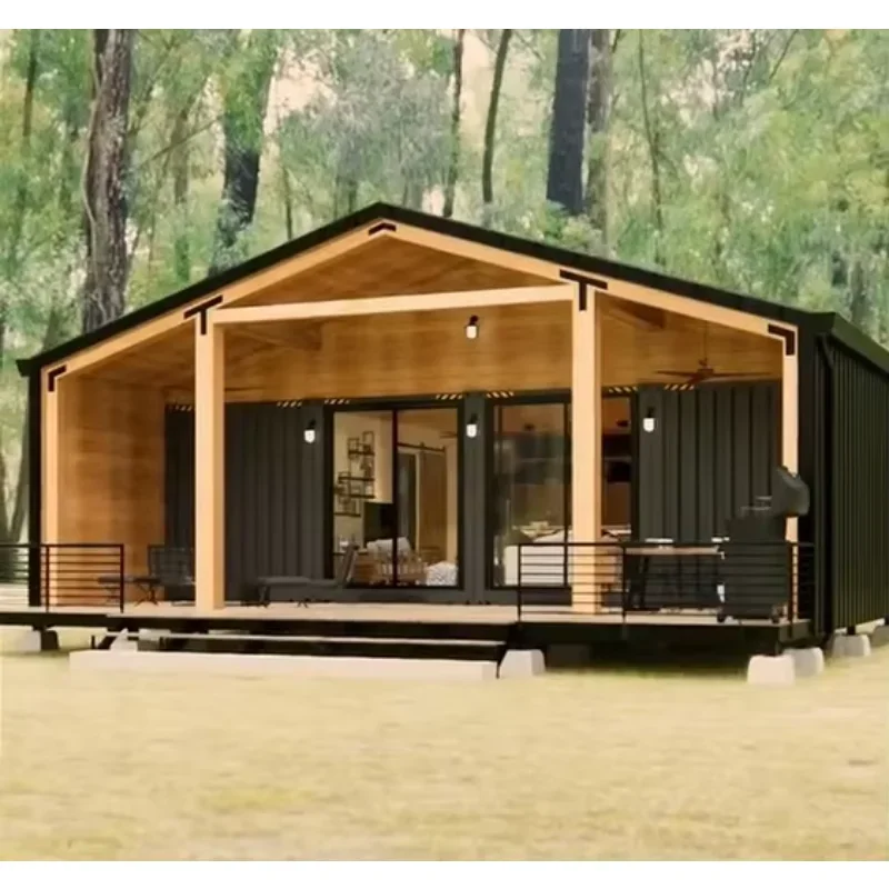 20ft 40ft Expandable Shipping Container House Tiny Container Homes 2 Bedrooms with Kitchen and Bathroom Ready To Live in Home