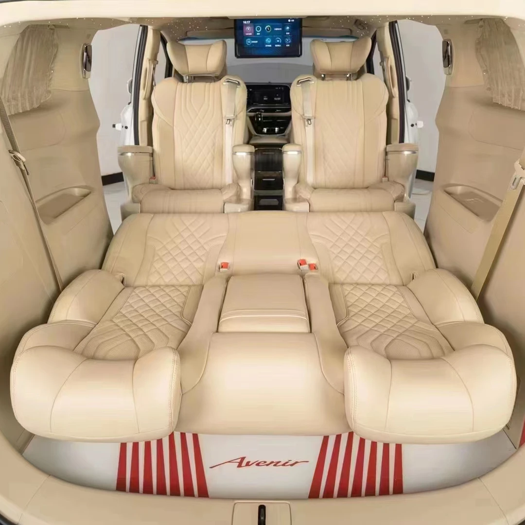 Popular Hot sell Customized  universal luxury car one-piece sofa bed seat with storage armrest