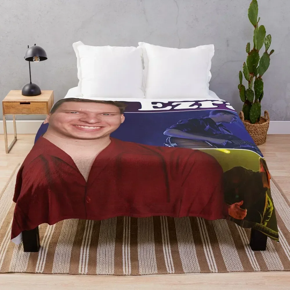 

george tour 2021 ezra concert kokbisa Throw Blanket Shaggy Furry Soft Blanket for Bedroom Living Room