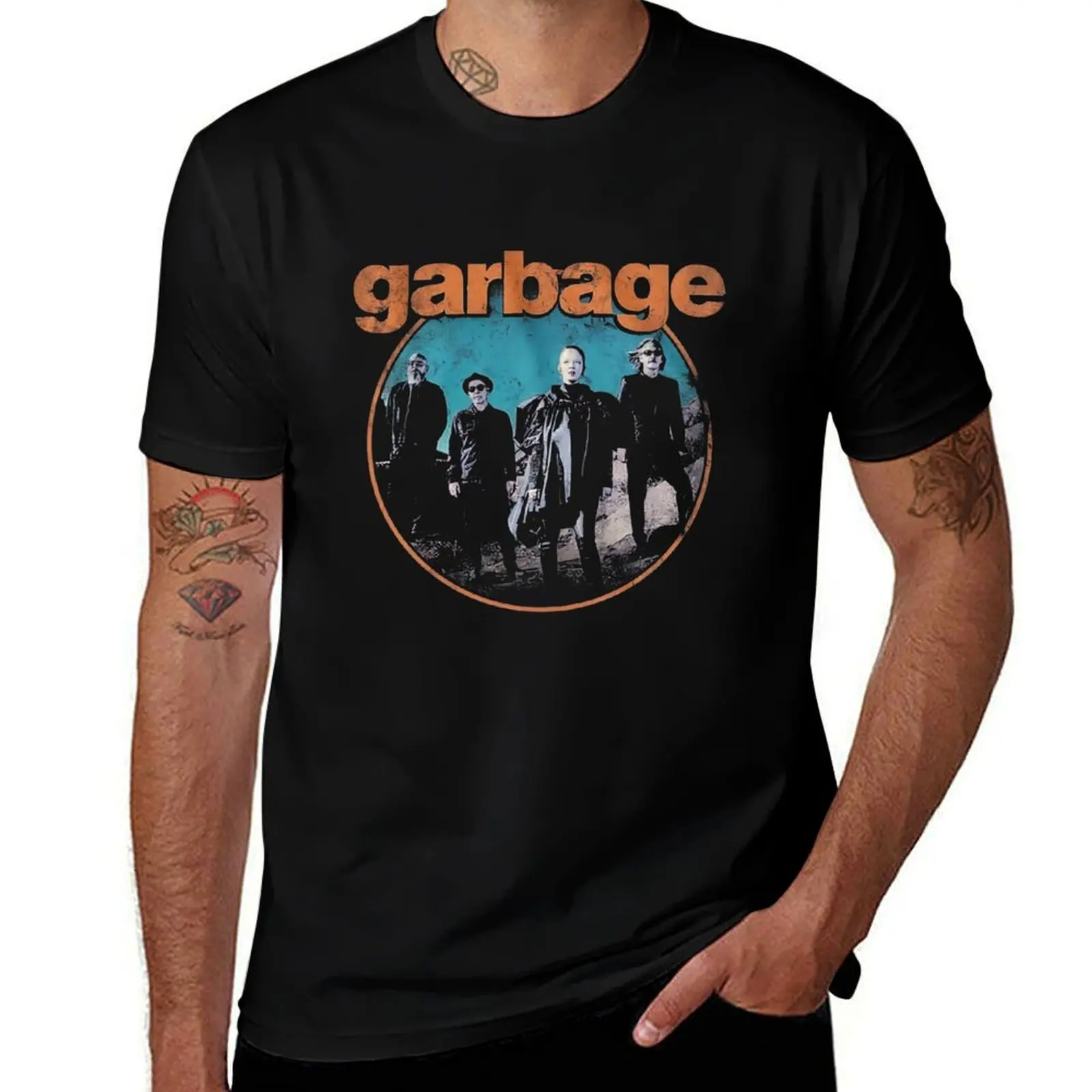 

Logo Garbage music band T-Shirt shirts graphic tee vintage t shirts cheap stuff cute clothes shirts men