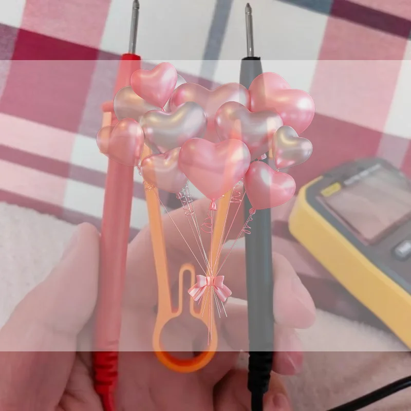 1/2Pcs Multi Meter Test Probe Clamp 10mm Dia Portable Clamping Holder for Student Electronic Experiment Accessories