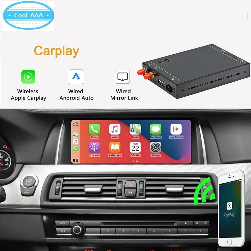 Carplay upgrade module for BMW CCC CIC  EVO  NBT  car Original screen upgrade module