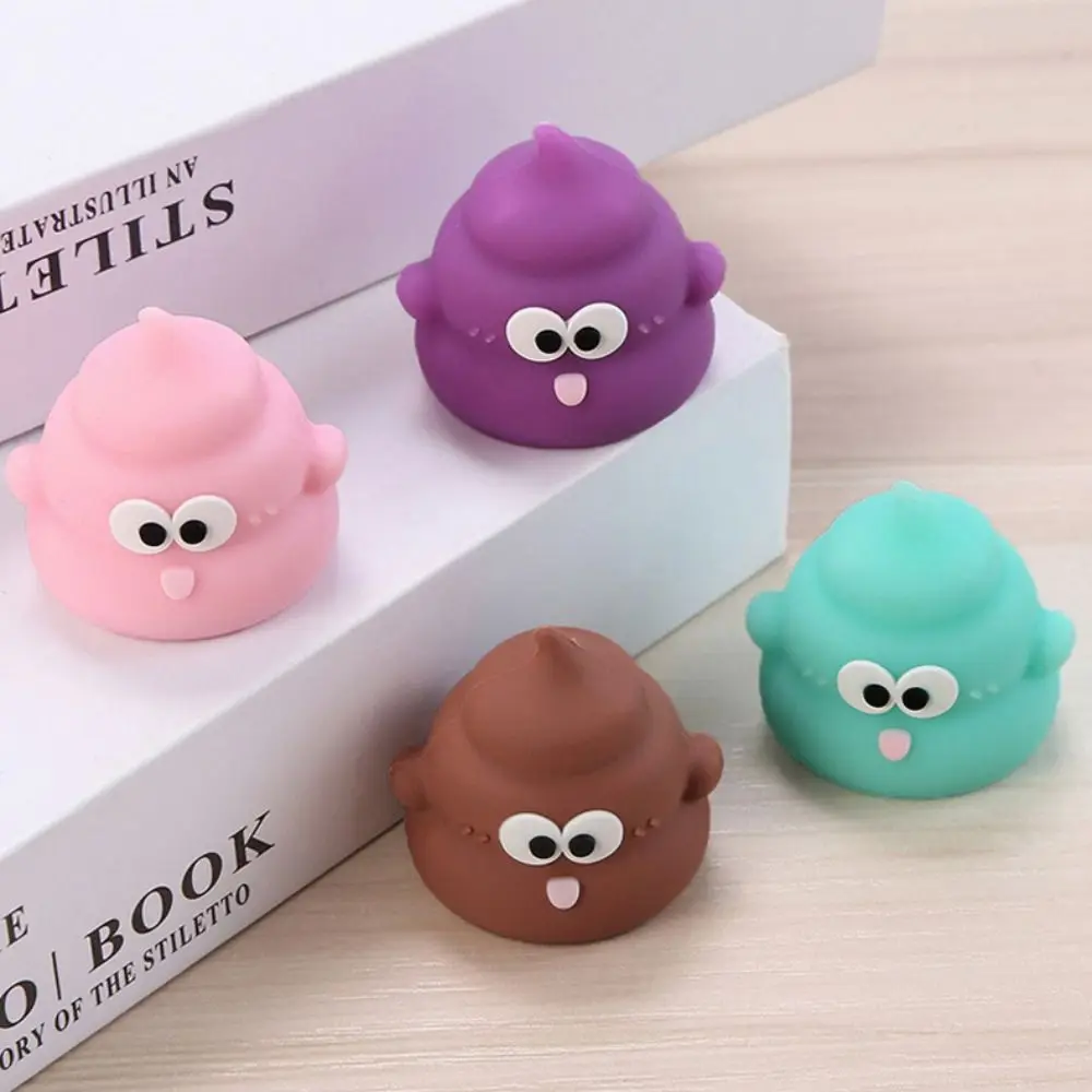 Cute Poo Shaped Pencil Sharpener PVC Mini Cartoon Sharpener Manual School Supplies Stationery