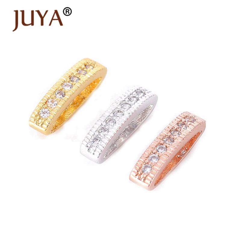 Supplies For Jewelry Shining Zircon Czech Beads For Bracelet Jewelry Making Diy Copper Micro Pave Charms Beads Beading Bijoux