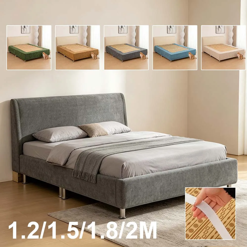 1.2/1.5/1.8/2M Bed Covers Bed Enclosure Dust Protection Cover, Full Coverage Non-slip Removable Household for Hotel Home Decor