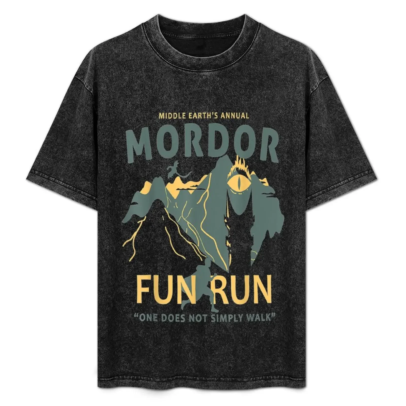 

Mor Dor Funr Run One Does Not Simply Walk T-Shirt animal prinfor boys kawaii clothes anime clothes mens plain t shirts