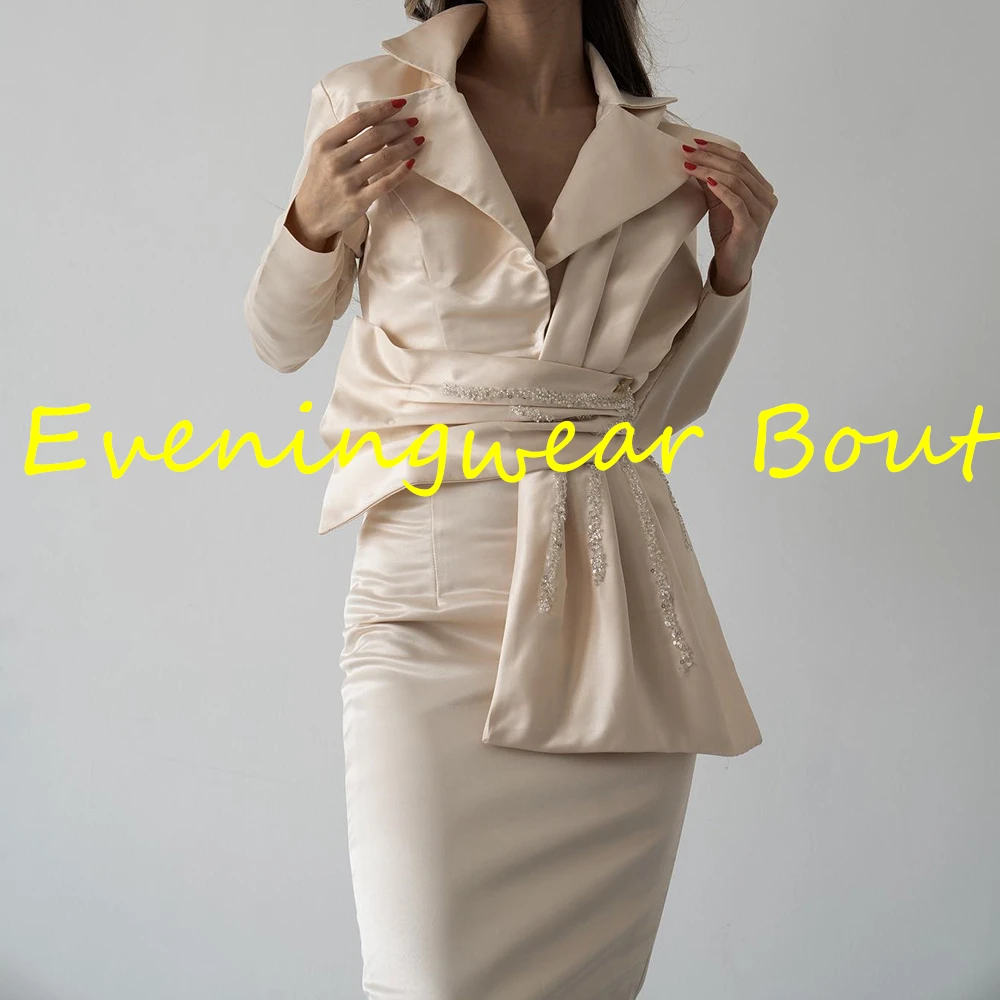 Personalizado requintado em linha reta tornozelo comprimento com decote em v camisa mangas compridas vestido de noite elegante foto cor vestidos para mujer