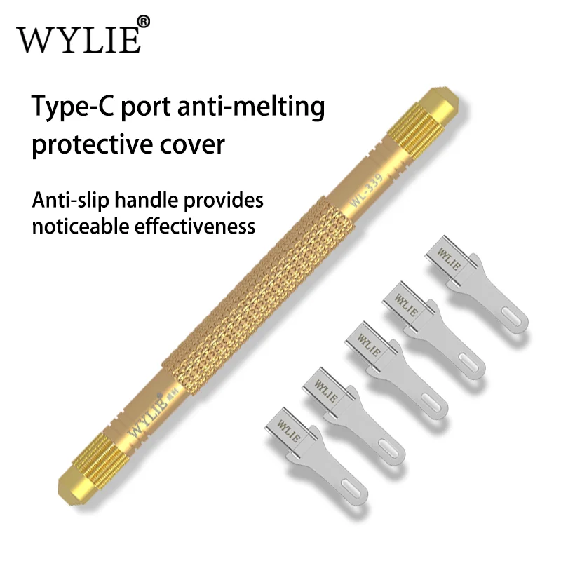Wylie Type-C Port Anti-melting Protective Cover Disassembly Protection for Phone Charging Port To Prevent Burnout