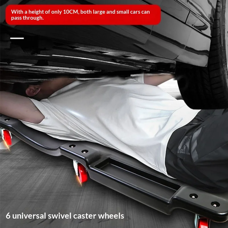 Placa de colocação de aço resistente mecânico trepadeira rolamento placa de reparo de carro baixo perfil grosso acolchoado ferramenta de garagem reparo ao ar livre