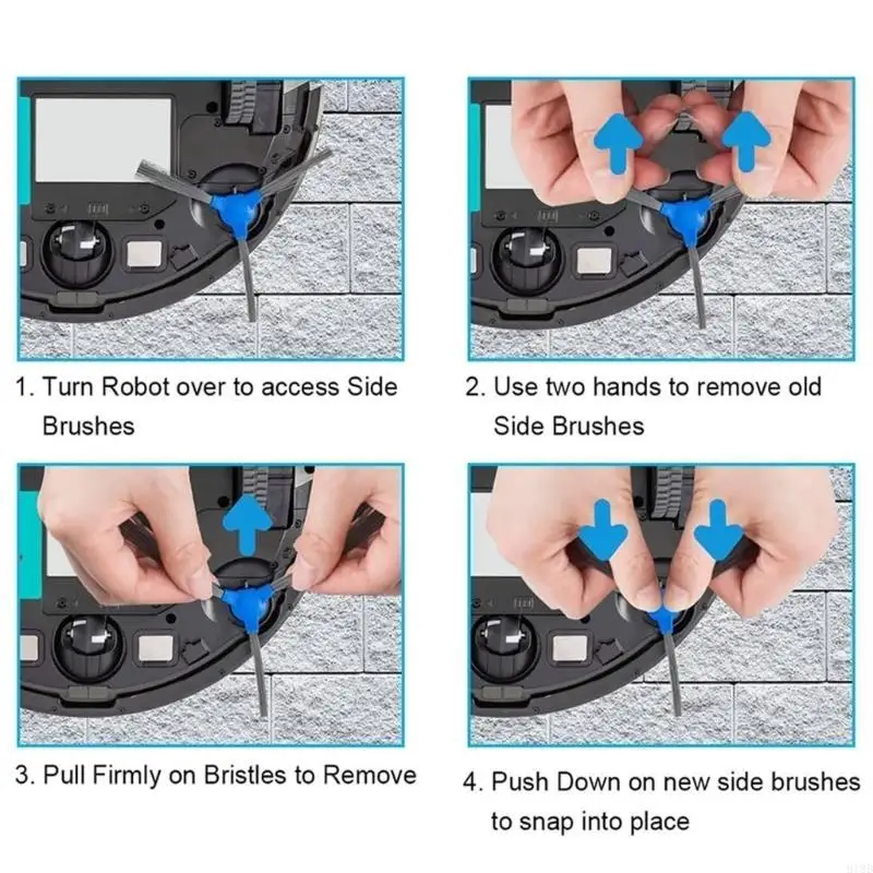 ชุด 918D ของ 10 แปรงด้านประสิทธิภาพสูงส่วนที่ง่ายต่อการติดตั้งเครื่องกวาดสำหรับ 15t