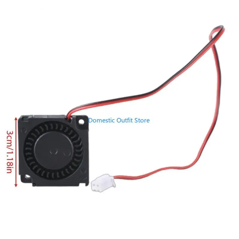 30x30x10 مللي متر 12 فولت مروحة تبريد بدون فرش مروحة 3010 5 فولت/12 فولت/24 فولت للطابعات ثلاثية الأبعاد الطارد 68TC