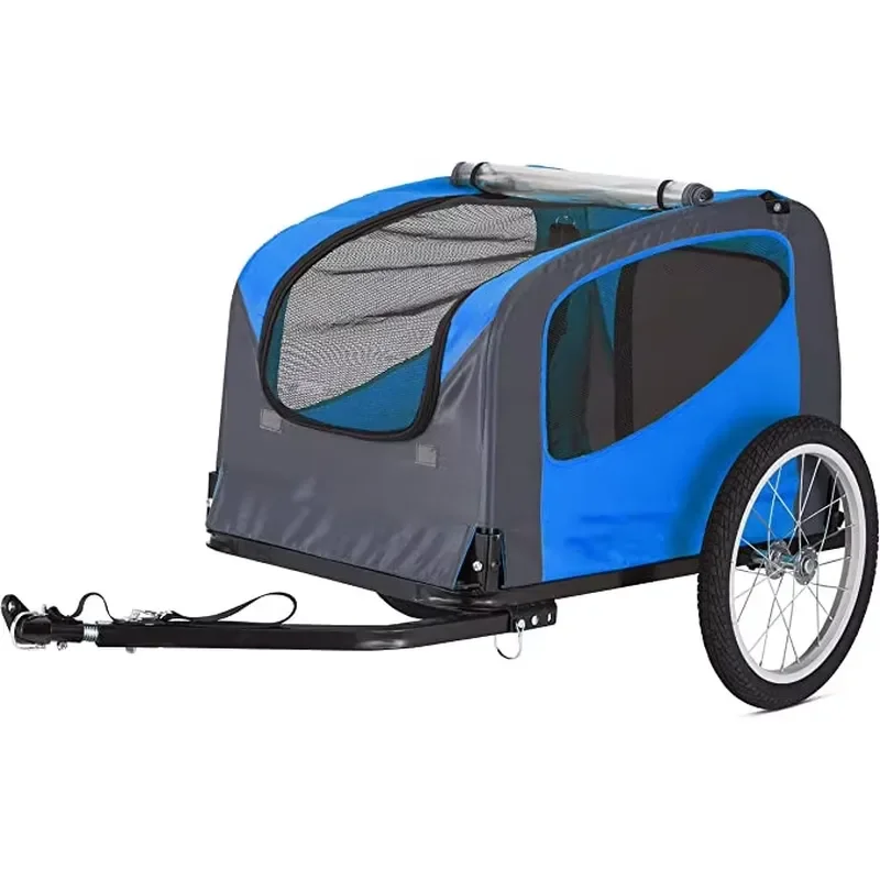Heavy Duty Foldable Bike Cargo Trailer for Luggage Storage and Pet Transport Durable Folding Bicycle Freight Carrier 2020 New