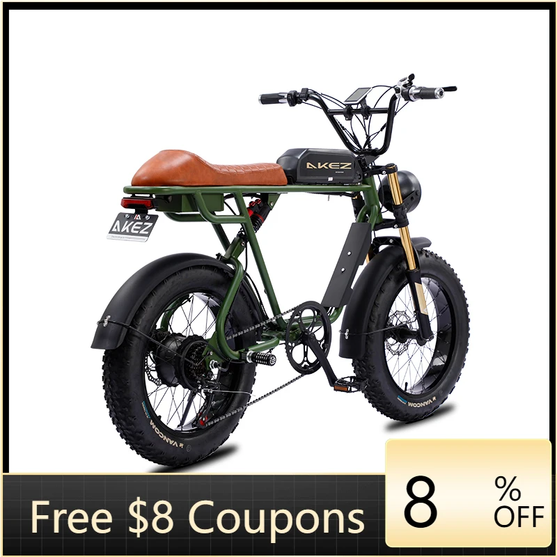 

STLF DZ WJW Advanced A Warehouse Fat Tire Electric Bike 20inch E Bike 15ah Battery 750w 1000W Motor Electric Bike