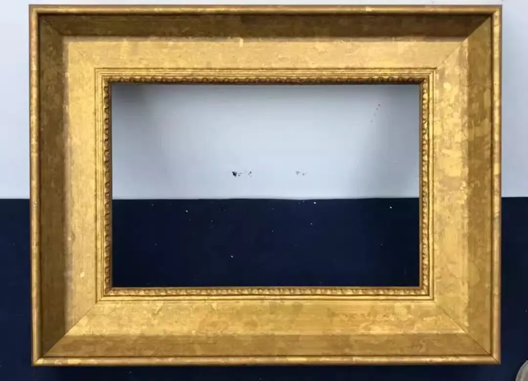 Gold Oil Painting Frame, Photo Picture Frame, Empty Outer Frame