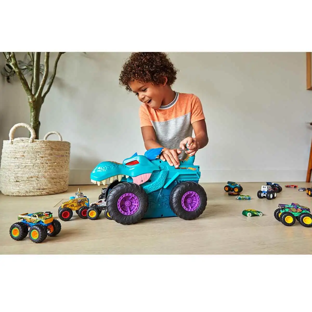 Лидер продаж, автомобильные монстр-траки Mega Wrex GYL13 1 Hot Wheels, Подарочный автомобиль, набор автомобилей для мужчин и детей, Быстрая и бесплатная доставка