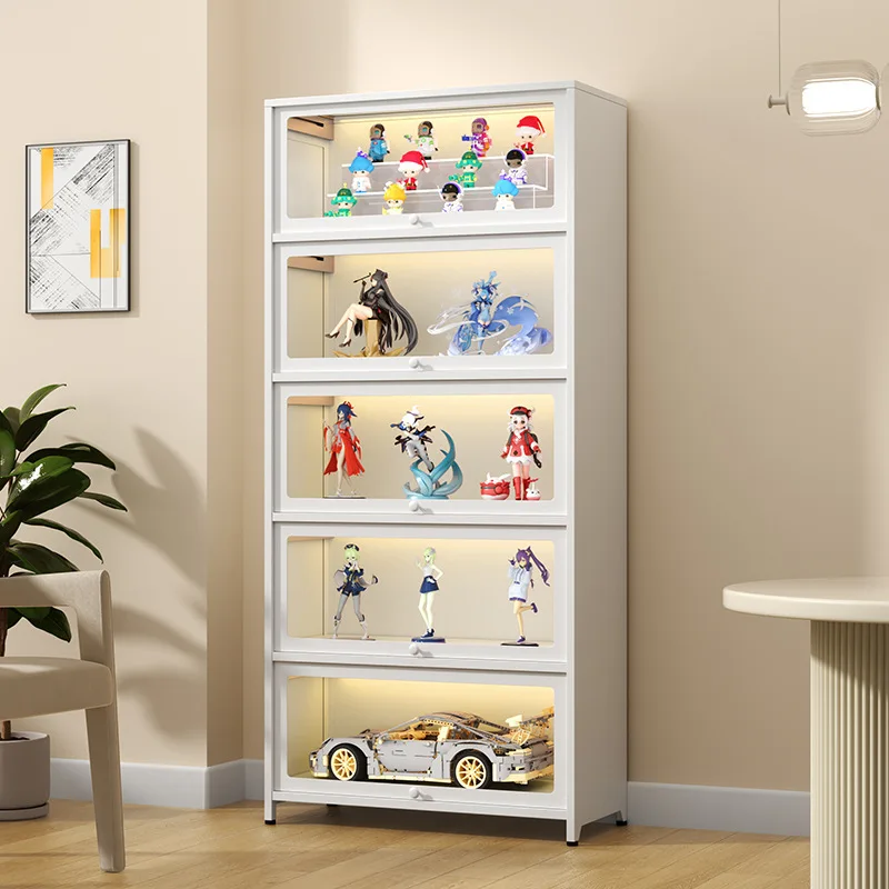 LEGO dust cabinet glass display cabinet figure cabinet transparent floor model display rack display rack storage