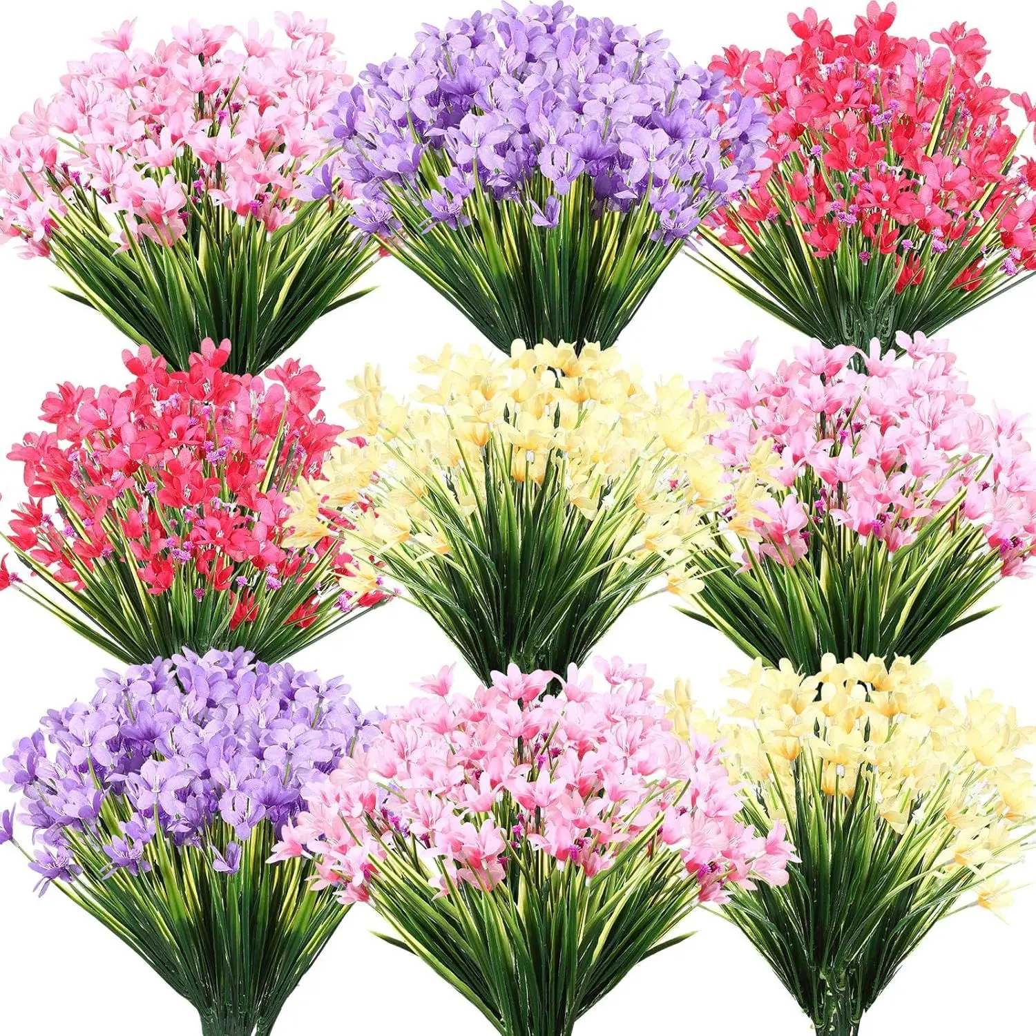 Artificial Daffodils, Wedding Saddle Bouquet Indoor Outdoor Home Garden Kitchen Desk Vase