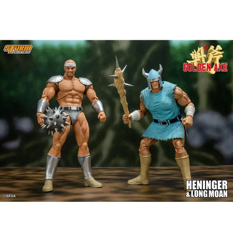 Storm Toys Sggx09 1/12 Scale Classic Arcade Game Character Heninger & Long Moan Full Set For 6'' Action Figure Model Toys