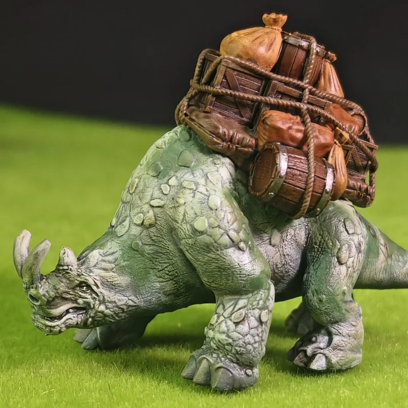 Traveling Kodo World of Warcraft figure model Miniature Wargaming Mount Resin Model Ornament