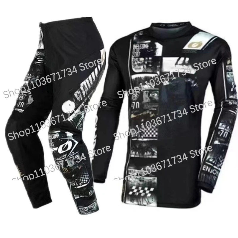 

American Motocross Jersey Jersey Track, Trail Fall Resistant Racing Suit, Breathable