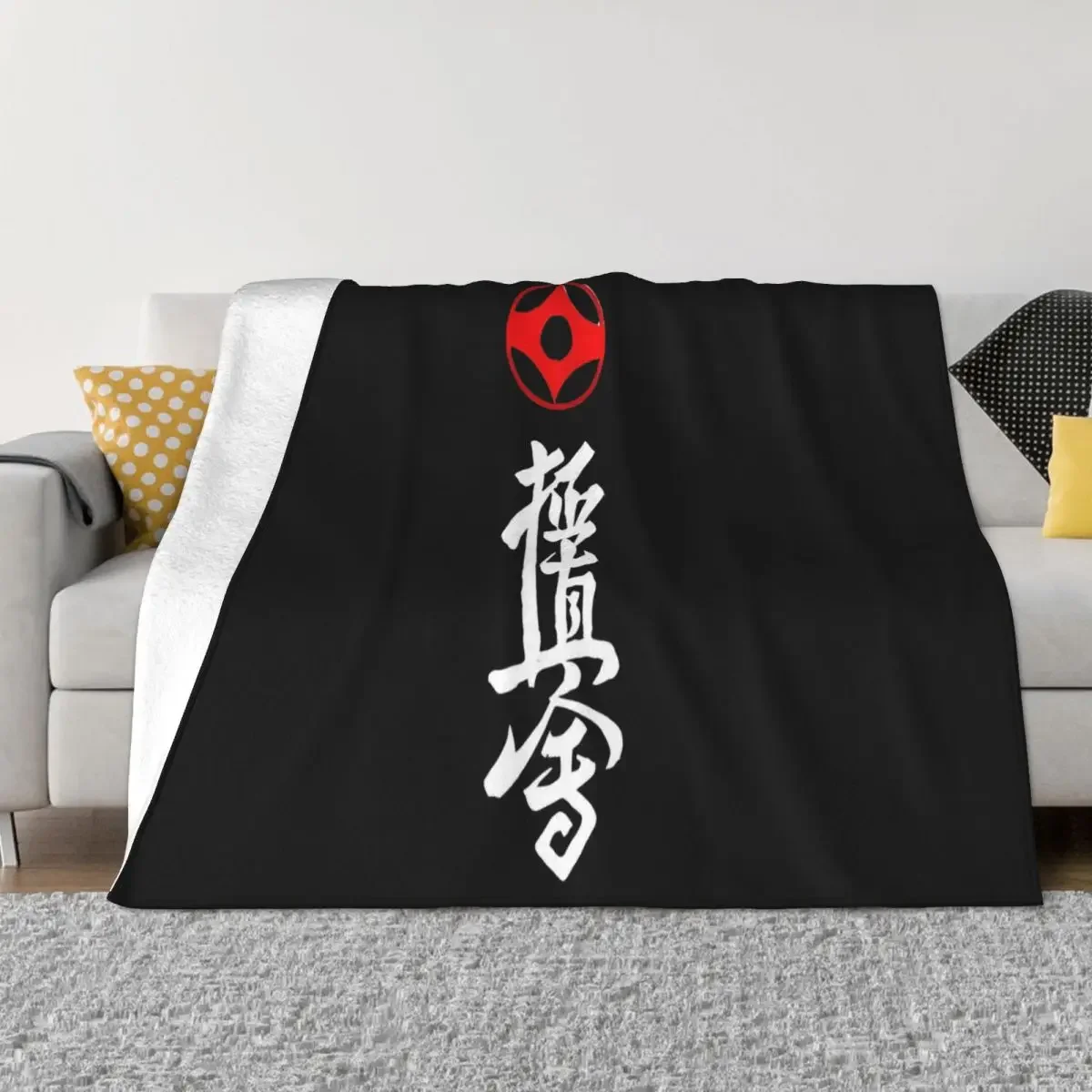 New Kyokushin Karate Symbol Sensei Training 2 Quilt Bed Blanket Throw Blanket Home And Decoration Throw Blanket