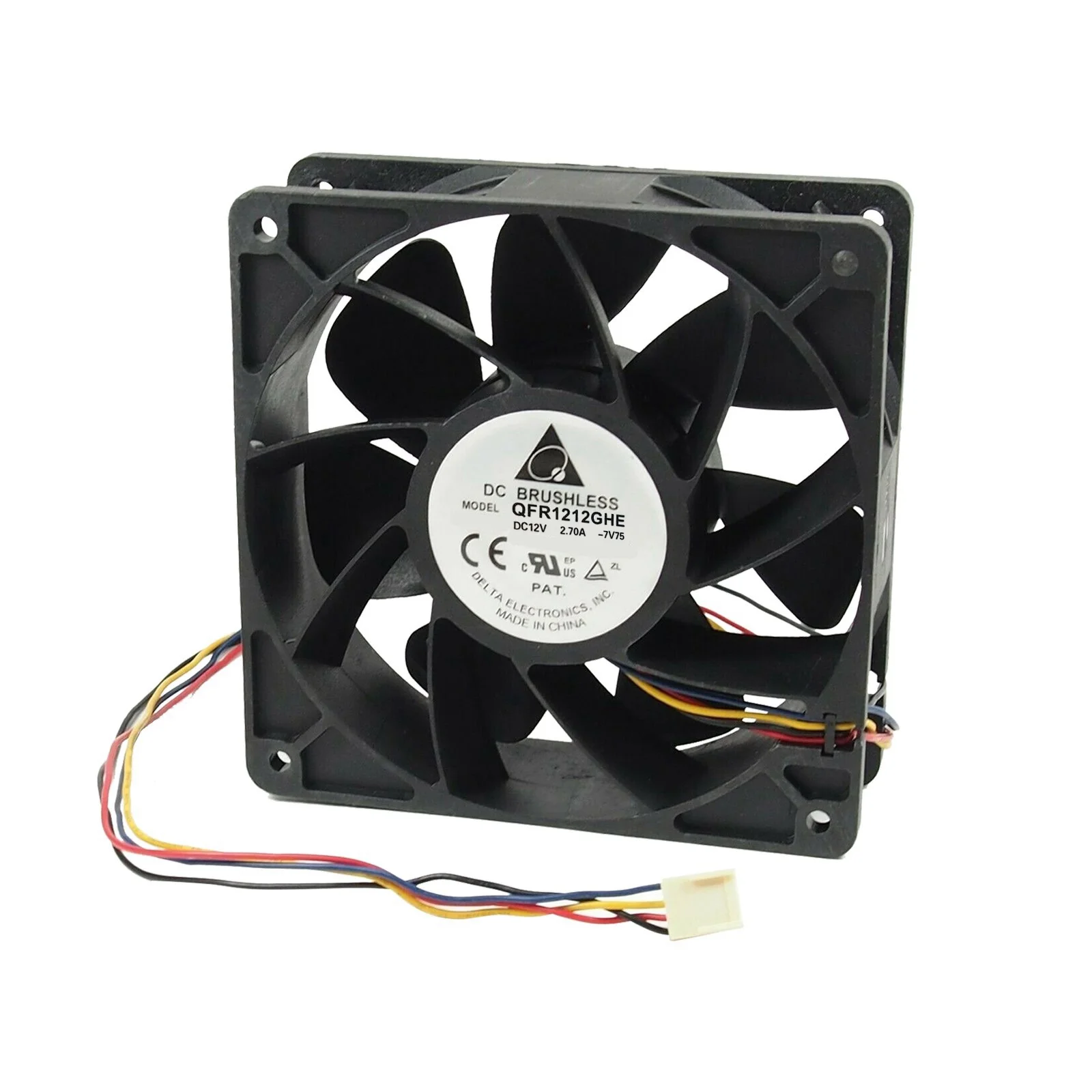 DC 12V 2.7A Universal Bitmain Antminer 6200 RPM Fan L3 L3+ L3++ Z15 Z11 Z9 Mini S11 S7 S9 S5 18 INCH - 4 PIN POWER CORD