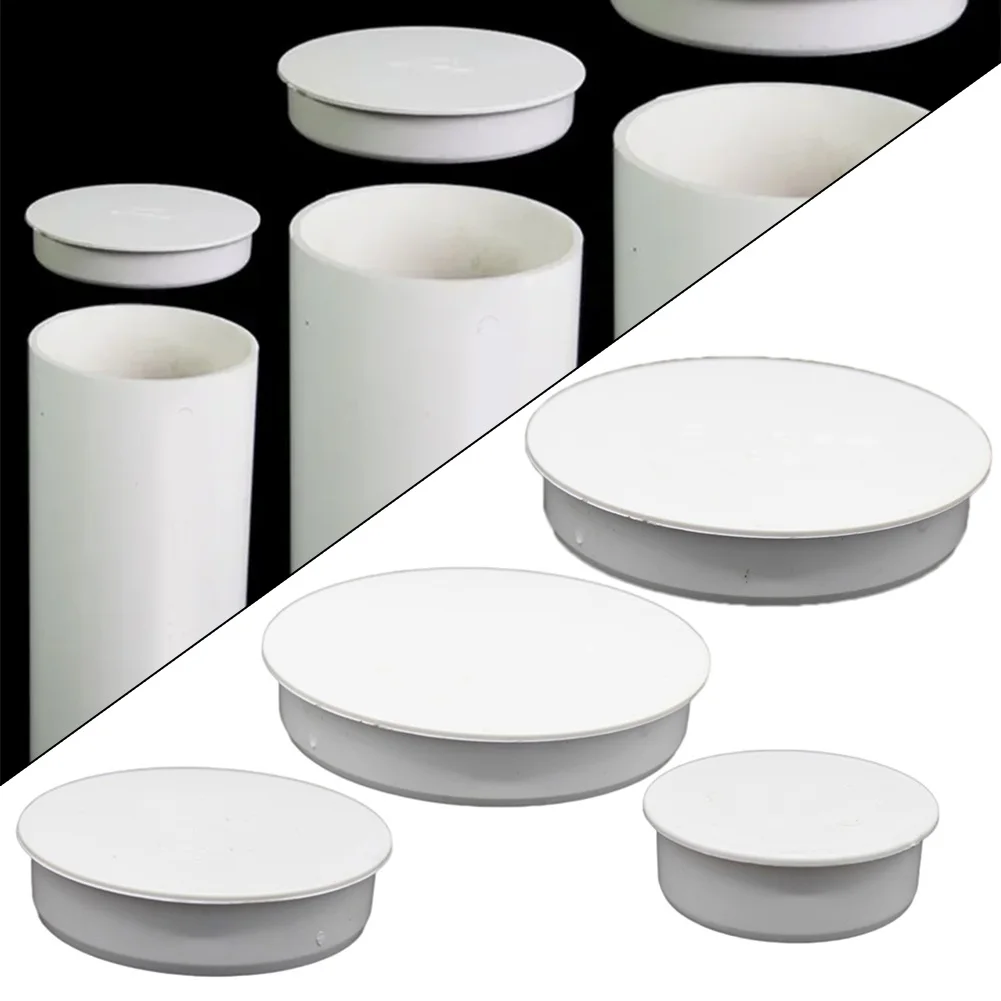 1 Pcs PVC Inner Blocking Cap For Sewer Pipe 50-160mm, Thickened Protective Cover Insert To Prevent Cement And Lime