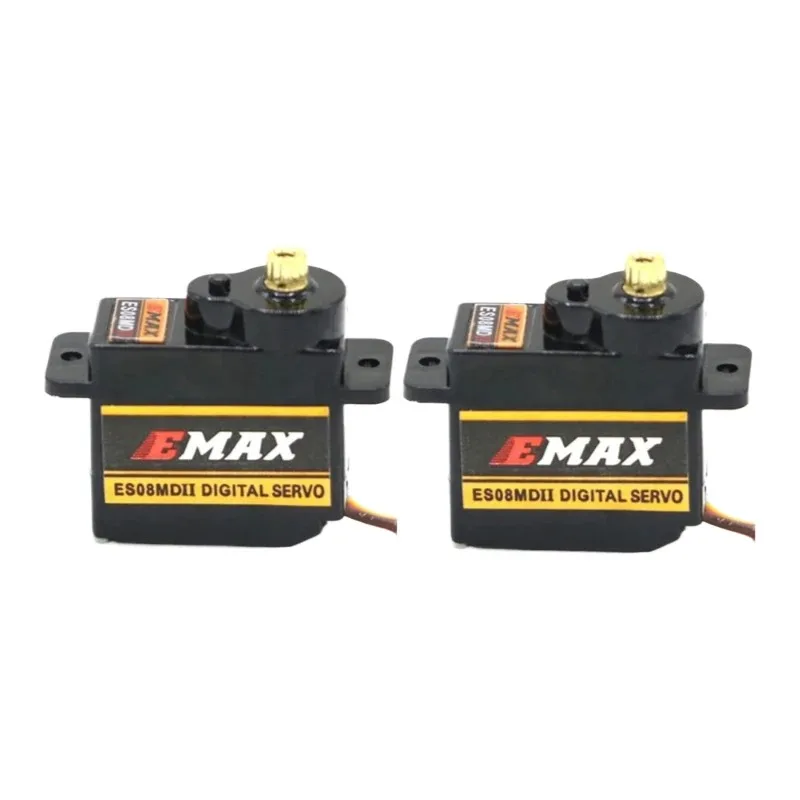 4 stks EMAX ES08MDII ES08MD II Digitale Servo 12g/1.6/2.0 kg. cm High-speed Mini Metal Gear voor RC Model Boot Auto Robot
