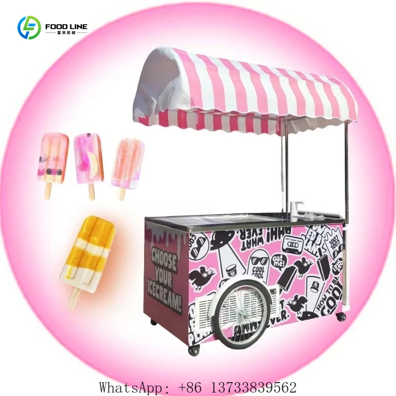 

WholesaleCustomized Ice Cream Delivery Bike With Freezer 2026 Cheap Solar Trolley Mobile Ice Cream Motorcycle