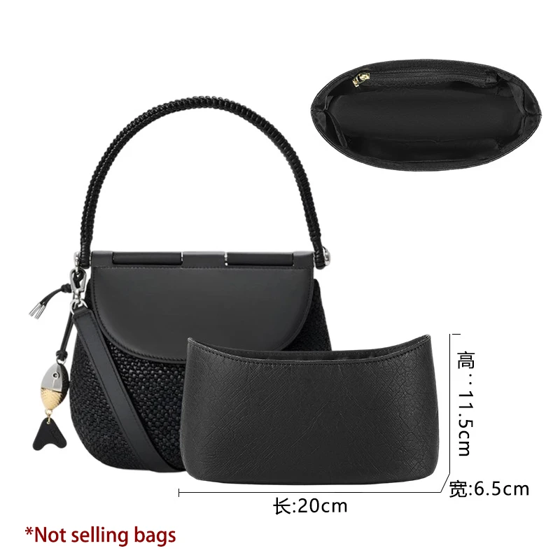 Zipper Felt Bag Organizer Insert For Loewe Tote Handbag Lightweight Inner Liner Storage Purse Accessories view 6