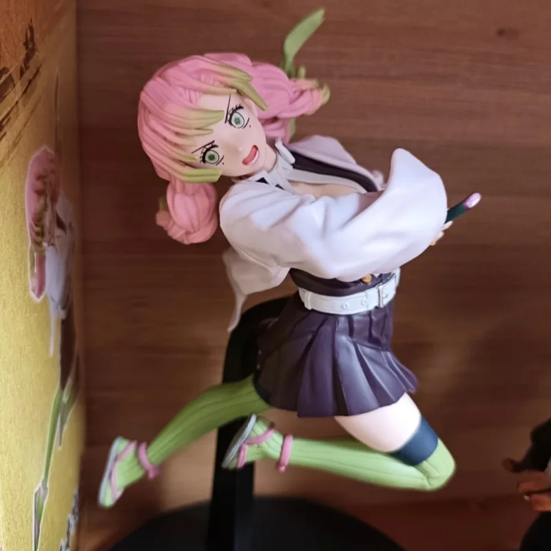 

Bandai Demon Slayer Vibration Stars Kanroji Mitsuri Love Breathing Collectible Figures Kawaii Desktop Birthday Anime Gifts