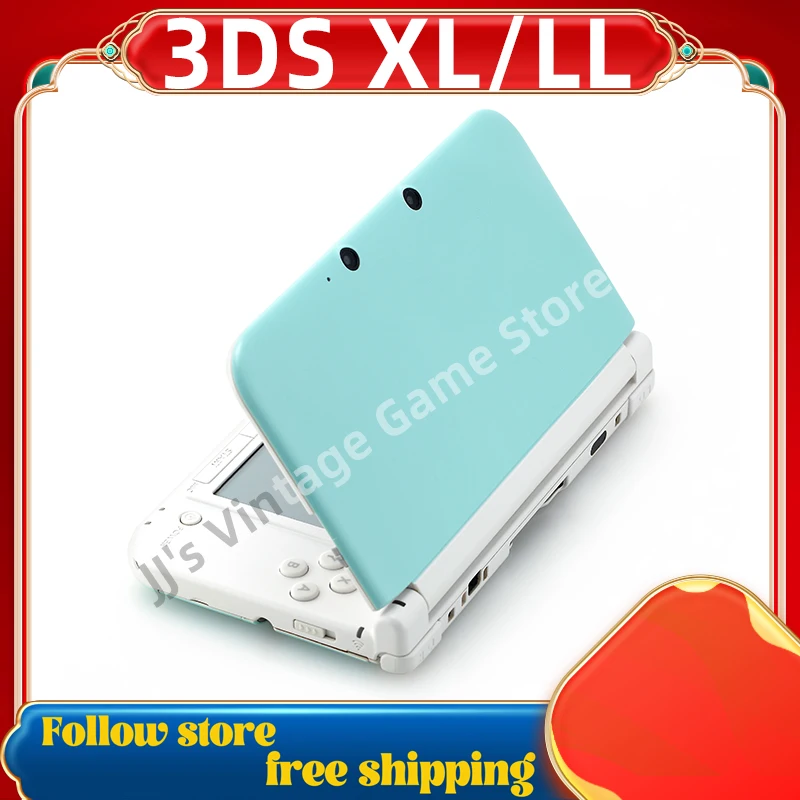 

Original / Refuebished 3DS XL / 3DS LL Handheld Game Console with 4.7-inch Touch Screen Naked Eye 3D Image Classic 3DS Games