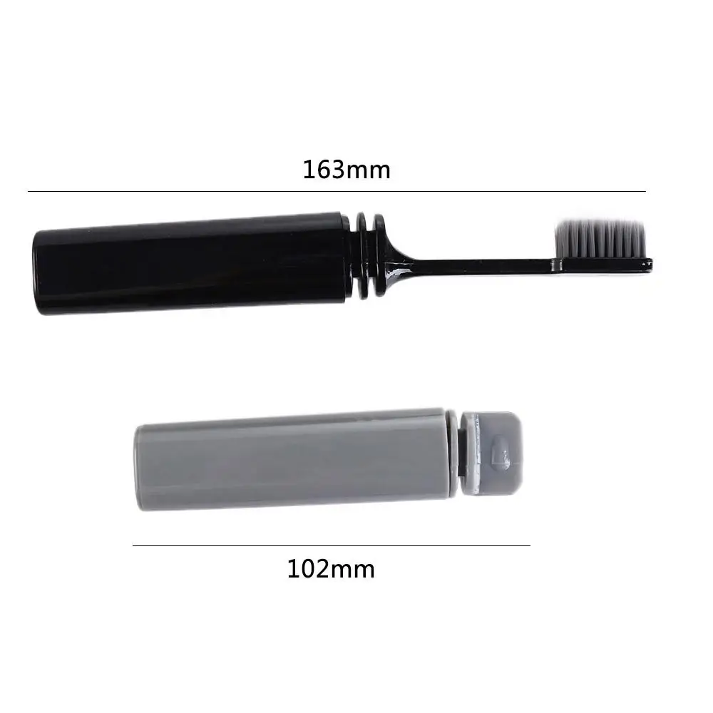 Soft Hair Toothbrush Hotel Folding Toothbrush Oral Health Cleaner Bamboo Charcoal Travel Toothbrush Tooth Brush Oral Care Brush