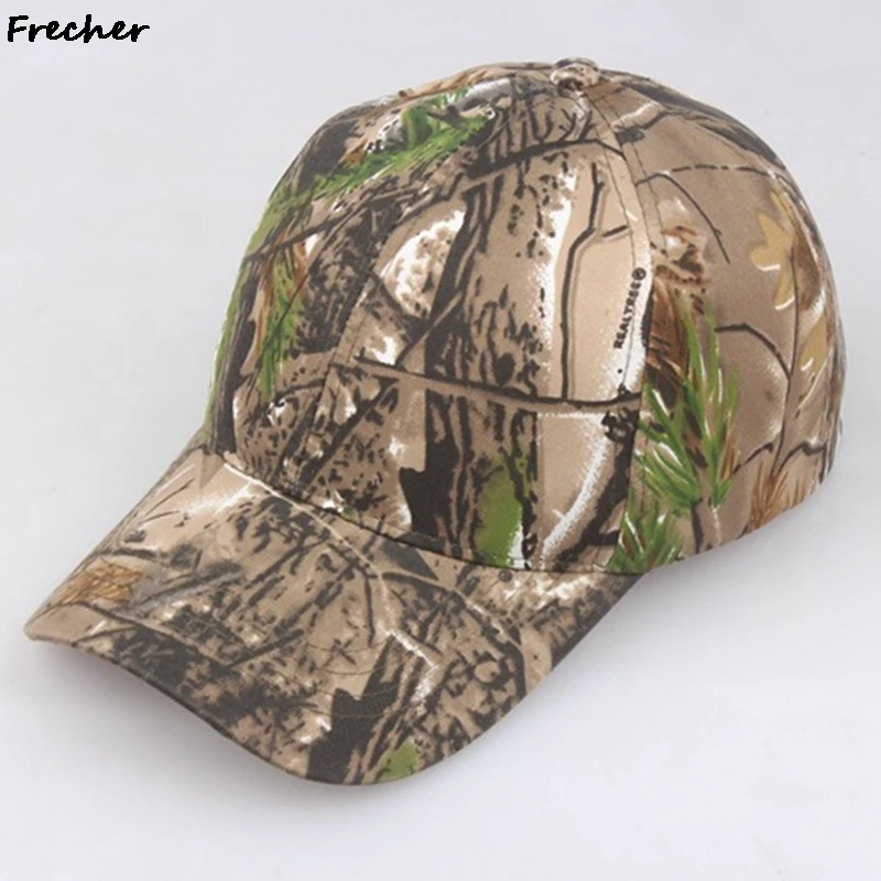 Men New Camo Baseball Cap Fashion Hip Hip Visors Cap Adjustable Buckle Casquette Hats Leisure Trucker Hat for Summer Jungle