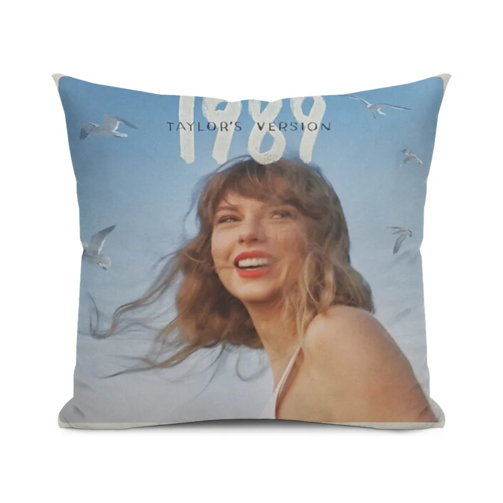 

Shillouette Of Speak Now In 1989 S:wift Pillow Case SoftCushion Cover For Home Decor Easy To Clean