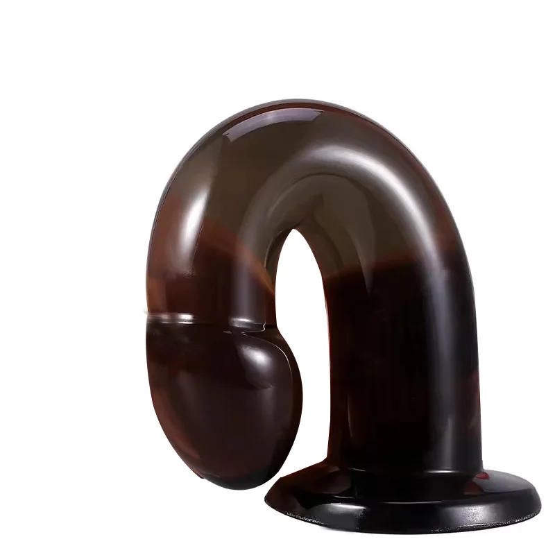 Sex Toy Slender Suction Cup Transparent Anal Plug Anal Expander for Women Anal Stimulator for Men Fake Dildo Sex Toy Lesbian 18+ view 3