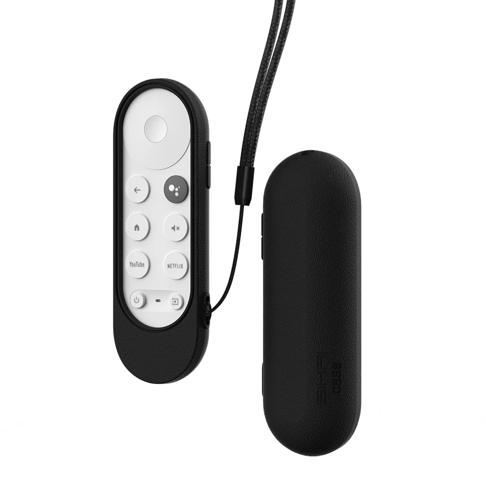 1pcs Non-slip Soft Silicone Case For Google TV Remote Control Protective Cover Shell 2020 Voice Remote Control