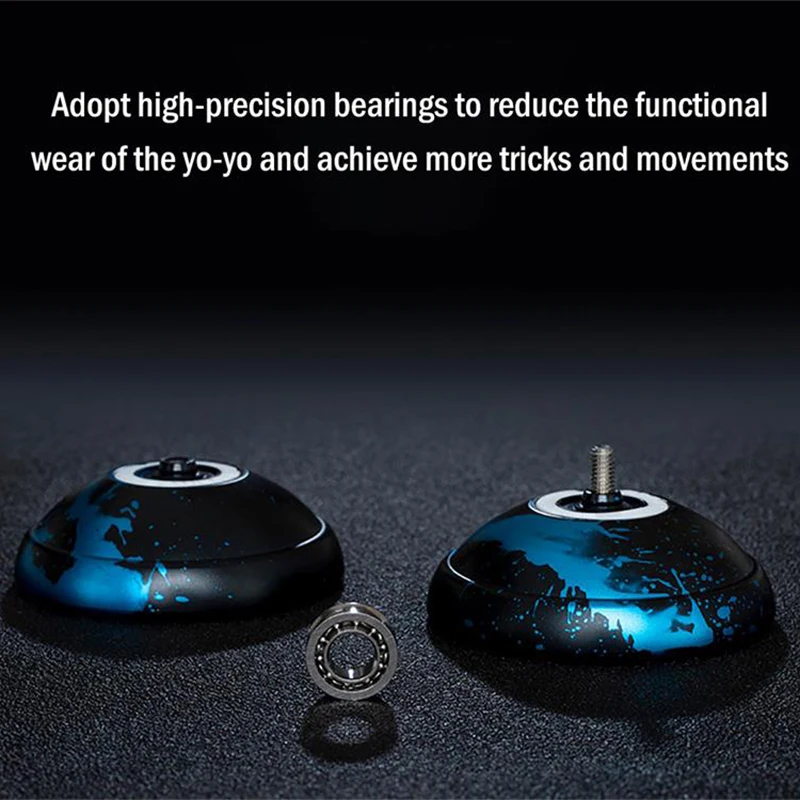 High Quality Original New Butterfly Alloy Aluminum Alloy Yoyo Professional with 10 Ball Kk Bearings High Speed Yoyo Classic Toy