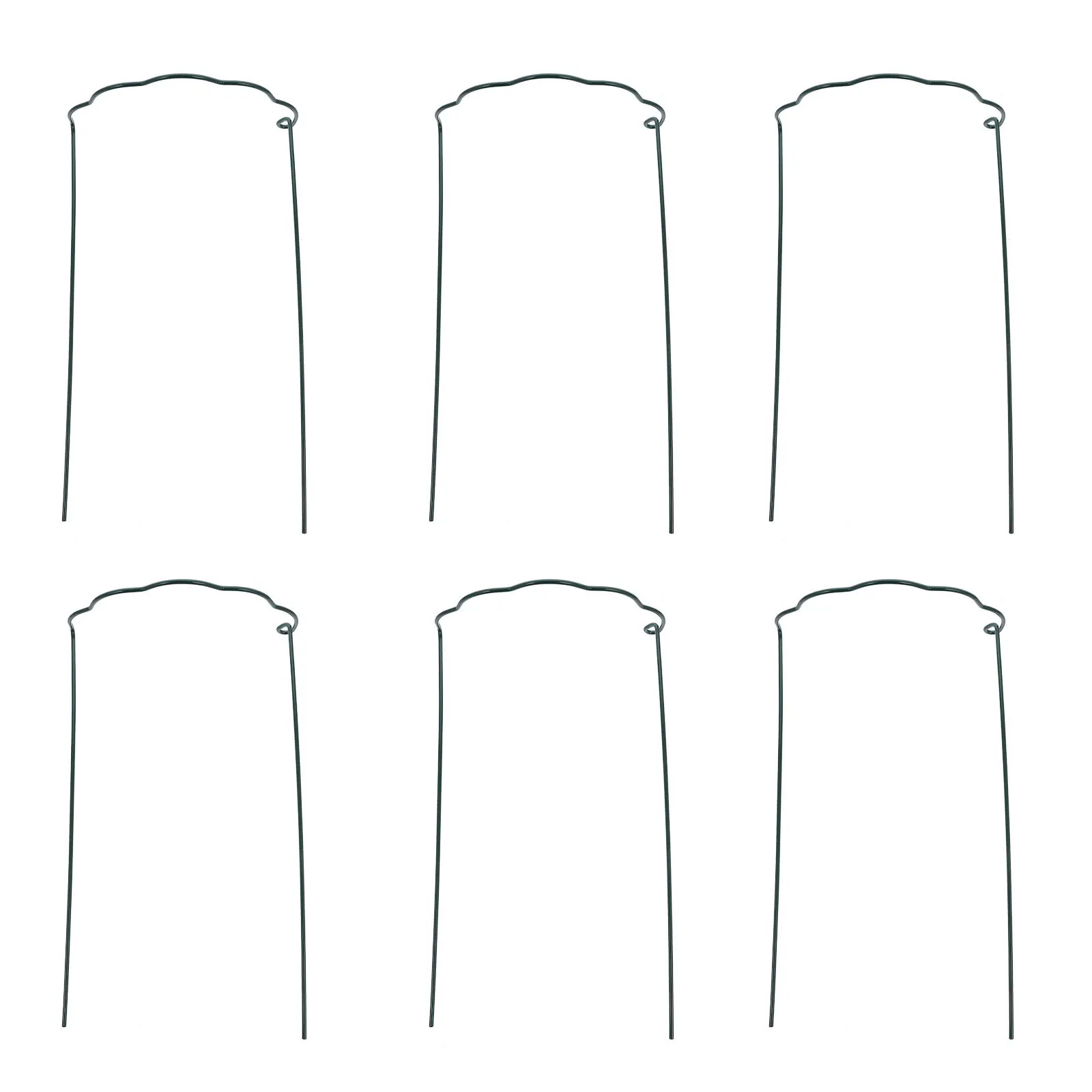 

6pcs Plant Support Racks Garden Flower Stand Potted Climbing Plants Iron Bracket Outdoor Indoor Decoration Rack Tools