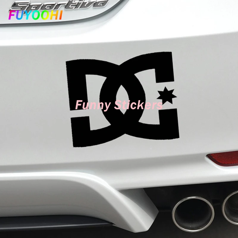 FUYOOHI Play Stickers DC Block Car Stickers Funny Creative Decals Decoration for Fuel Tank Cap Windshield Auto Tuning Styling - Image 2