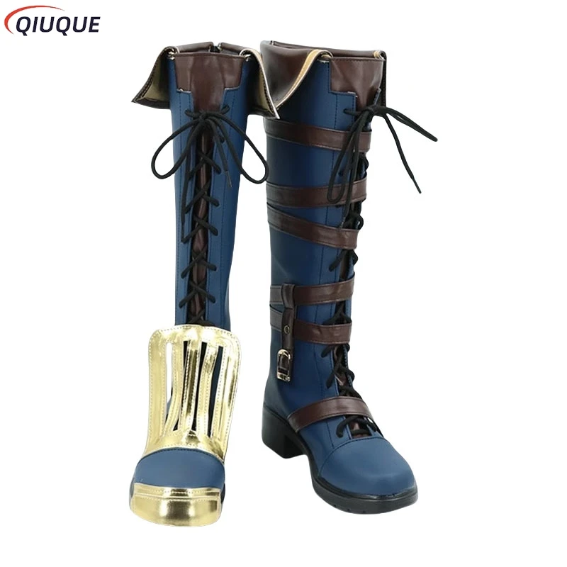 

Game LOL Arcane VI Cosplay Shoes PU Leather Shoes Halloween Carnival Boots Cosplay Props Custom Made