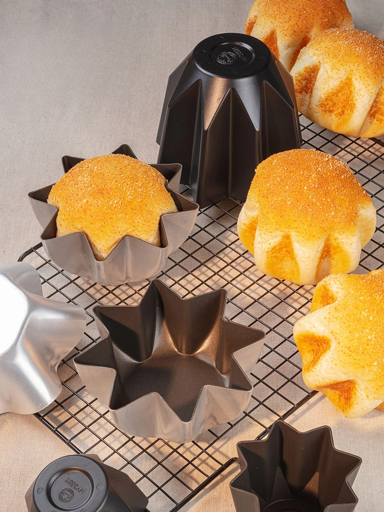 Octagonal cake mold non-stick bread tart plate Christmas tree star Pandora mold hexagonal chrysanthemum mold