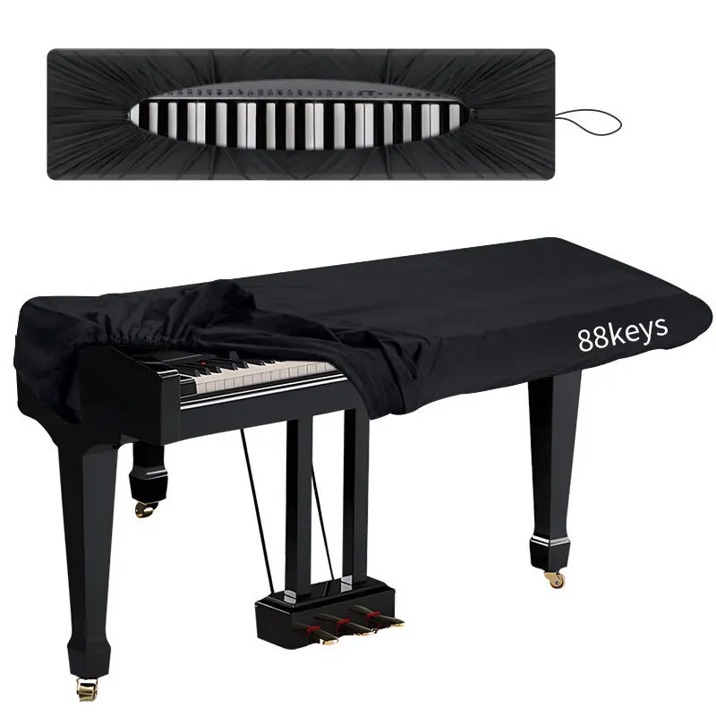 Stretchable Electronic Piano Keyboard Dust Cover for 61/88 Keys Protector