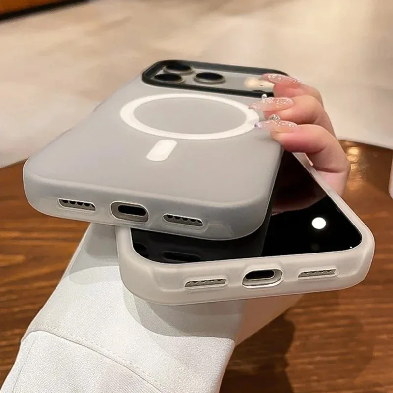 حافظة لهاتف آيفون 17 برو ماكس جيلي كاندي كولور حافظة لطيفة من السيليكون السائل Magsafe لهاتف آيفون 16 15 13 12 14 11 17 Pro Max غطاء هوائي
